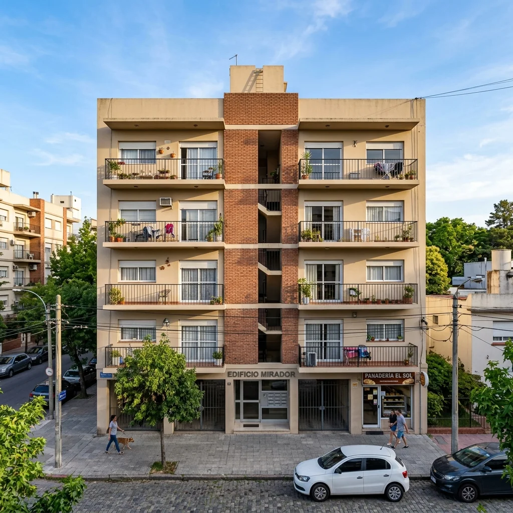 Edificio de apartamentos clásico